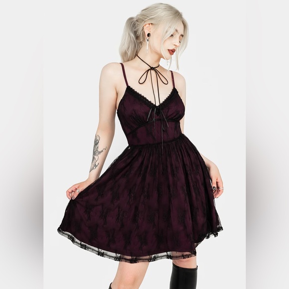 Disturbia Dresses & Skirts - MSRP $68 NWT US 4 DISTURBIA Anastasie Stretch Lace Mini Dress